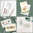 thumbnail image 4 of 9Pcs Thank You Cards Marine Life Series Rectangle Thanks Theme Greeting Cards Set Thank You Notes with Envelopes for Thanksgiving Gift Mother's Day Father's Day About 5.9x3.9in, 4 of 6