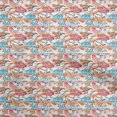 thumbnail image 1 of oneOone Georgette Viscose White Fabric Abstracts Sewing Craft Projects Fabric Prints By Yard 42 Inch Wide, 1 of 5