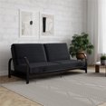 thumbnail image 4 of Futon en Métal de Mainstays en noir avec Matelas, 4 of 6