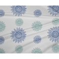 thumbnail image 4 of oneOone Polyester Lycra Fabric Spiral & Floral Block Print Fabric By The Yard 56 Inch Wide, 4 of 4
