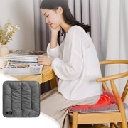 Suncoda Electric Heating Pad, Heating Pad, Usbportable Heated Seat Cushion, Washable for Indoor Seat Cushion Classroom Dormitory Household Heating Chair Cushion