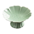 thumbnail image 3 of Elodie Porcelain Footed Bowl Countertop Fruit Tray for Kitchen Farmhouse Dining Table green, 3 of 8
