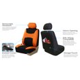 thumbnail image 4 of FH Group Car Seat Cover Full Set, Includes Steering Wheel, Belt, and Headrest Covers, 4 of 6