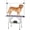 Purple, variant on PawHut Adjustable Dog Grooming Table with 2 Safety Slings, Purple