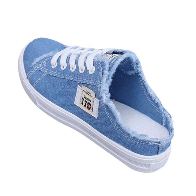 Kcodviy Chaussures en Toile pour Femmes Chaussures de Travail Confortables pour Femmes Chaussures Habillées Décontractées Femmes Chaussures Plates pour Femmes Taille 8 Chaussures Habillées Décontractées en Toile