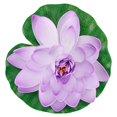 thumbnail image 4 of 18cm Artificial Water Lily Floating Lotus Flower Pond Aquarium Decor Multicolor, 4 of 8