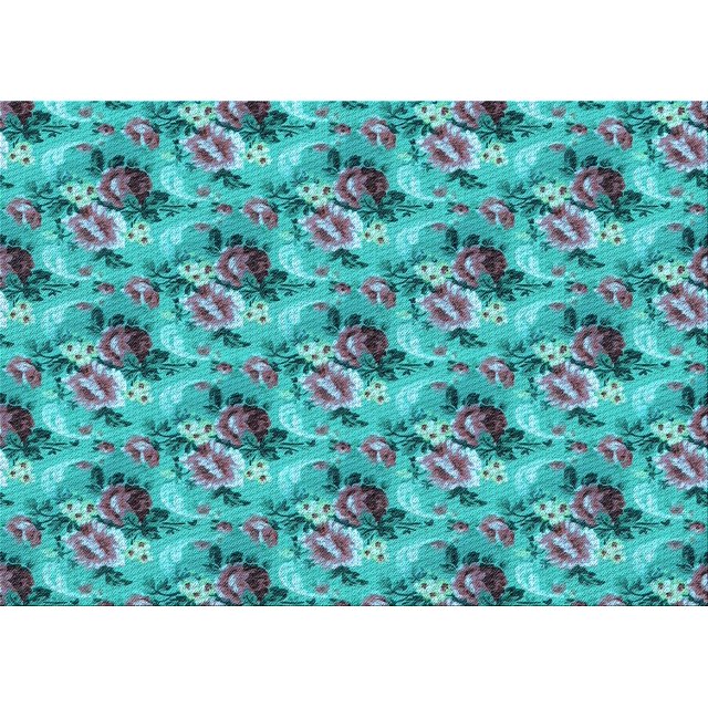 Ahgly Company Machine Washable Indoor Rectangle Transitional Bright Turquoise Blue Area Rugs, 5' x 8'