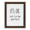 thumbnail image 4 of hometrends "It’s OK" Framed Art, 4 of 5