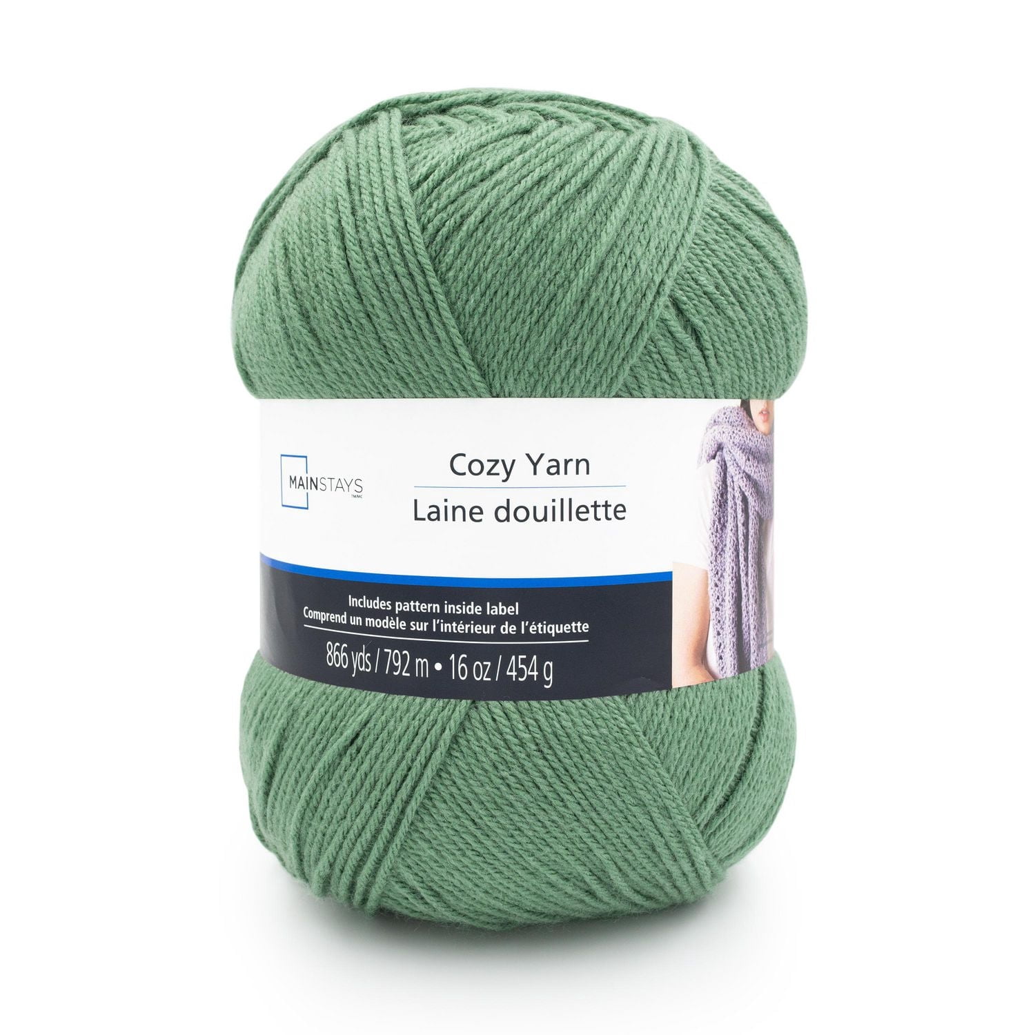 Mainstays Cozy Medium Acrylic Yarn 1 Ball