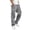 Grey, variant on Ketyyh-chn99 Cargo Sweatpants for Men Fashion Fall Men's Four Seasons Street Leisure Sports Multi Pocket Waist Lace Up Patchwork Ribbon Standard Woven Cargo Trousers Grey,4XL