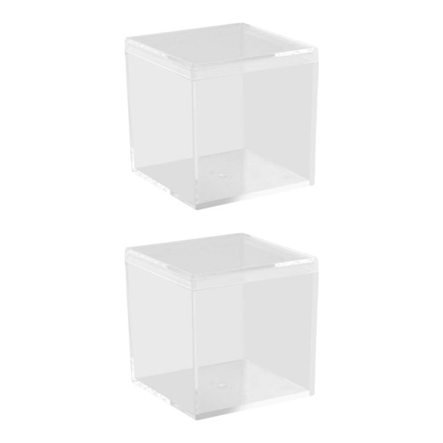 relayinert Mini Organisateur de Colliers en Forme de Bonbon Rangement de Colliers Transparent 12*12*12cm 2Set