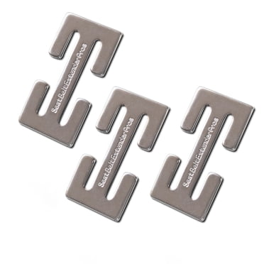Seat Belt Extender Pros 3-Pack Metal Frankie Seat Belt Adjusting Clips
