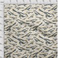 thumbnail image 4 of oneOone Velvet Dark Dusty Blue Fabric Bird Craft Projects Decor Fabric Printed By The Yard 58 Inch Wide, 4 of 4