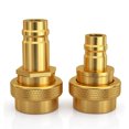 thumbnail image 1 of Qiaoxi R134A vers R1234yf Connecteur Adaptateur Rapide Réglable Connexion Latérale Haute et Basse Sans Fuite pour Réfrigérant CA, 1 of 7