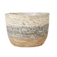 thumbnail image 4 of Cache-pots Panier de Rangement Plante Panier Tressé Jardinière Pot de Fleurs en Paille, 4 of 9