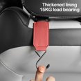 thumbnail image 4 of Dvkptbk Car Hooks Hidden Leather Seatback Hooks Car Hooks for Purses and Bags Interior Car Accessories Car Accessories Interior Suitable for Four-Seater Vehicles, 4 of 6