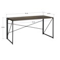 thumbnail image 2 of Homycasa 55 inch Home Office Desk Computer Writing Study Table Black, 2 of 6