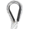 thumbnail image 4 of Attwood Marine Boat Anchor Rode 11724-1 Solid Braided; 100 Foot Length x 3/8 Inch Thickness; White; Multi-Filament Polypropylene; With Thimble, 4 of 4