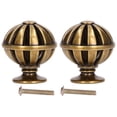 thumbnail image 2 of Cabinet Knob, Hollow Wardrobe Knob 2Set Exquisite Birdcage  For Kitchen For Office For Bathroom 366 Birdcage Bronze, 2 of 8