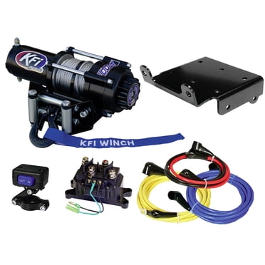 KFI Trousse Combo - A2500-R2 Treuil de 2500 lb et Support de Treuil - Compatible/de Remplacement pour Suzuki LTA700 King Quad 700 2005-2007 - Tous les Modèles