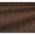 thumbnail image 5 of oneOone Viscose Jersey Fabric Diamond & Circle Block Printed Fabric 1 Yard 60 Inch Wide, 5 of 5
