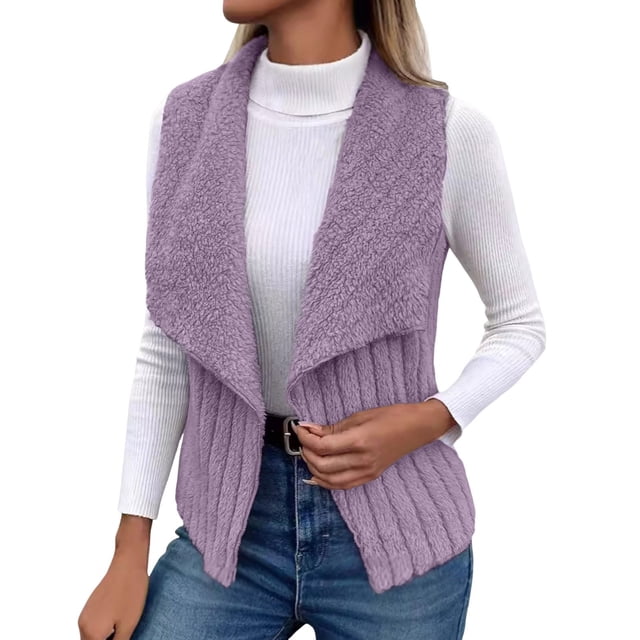 2024 Women's Fall Winter Casual Long Sleeve Solid Color Cardigan with Front Button and Pocket Design
