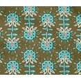 thumbnail image 4 of oneOone Cotton Flex Fabric Leaves & Floral Block Print Fabric BTY 40 Inch Wide, 4 of 4