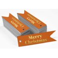 thumbnail image 2 of Inkdotpot Real Gold Foil Merry Christmas Tags Favor Hang Paper Tags 100 Pieces, 2 of 6