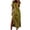 Yellow, variant on Summer Dress for Women Sexy Women Fashion Summer Casual Short Sleeve V-Neck Printing Dress Loose Dress Loose Summer Dress for Women Summer Dress for Women with Sleeves