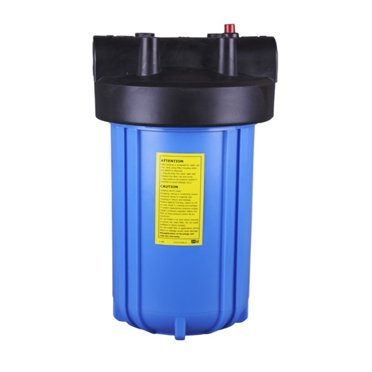 Système de Filtration d'Eau pour Toute la Maison, avec Filtre CTO pour Sédiments 10 Pouces X 4,5 Pouces, Entrée/sortie 1 Pouces, Filtre à Eau