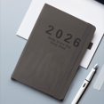 thumbnail image 3 of 2026 Daily Planner Notebook, Vertical Patterned , Strap Closure Security, Annual Calendar Pages, A5 Portable Size Schedule Management Tool, 3 of 6
