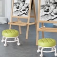 thumbnail image 2 of Tabouret Bas Roulant Multifonction Vert avec Roues en Cuir Pu Durable, Léger, Design Portable pour la Maison et le Bureau, Usage Universel #575PA, 2 of 8