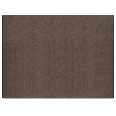 Mainstays Wicklow tapis tissé 3 x 4, profil bas, résistant à l’eau, antidérapant, taupe/truffe foncée, pour cuisine, couloir, buanderie, entrée