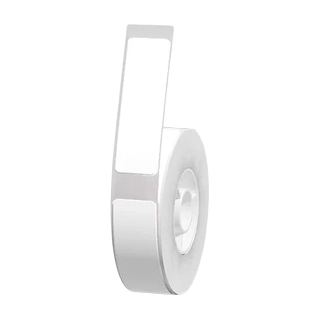 Thermal Label Paper for Label Printer Barcode Price Size Name Blank Labels Waterproof Tear Resistant 12*40mm-160 sheets)/roll for Home Organizer Supermarket Store Catering Compatible with MARKLIFE