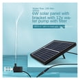 thumbnail image 3 of Solar Water Pump 12V Hydroponics Filter Aeration Fish Tank Rockery Water Pumping Submersible Pump Pond Fountain Outdoor ,Multi-Install Methods, 3 of 5