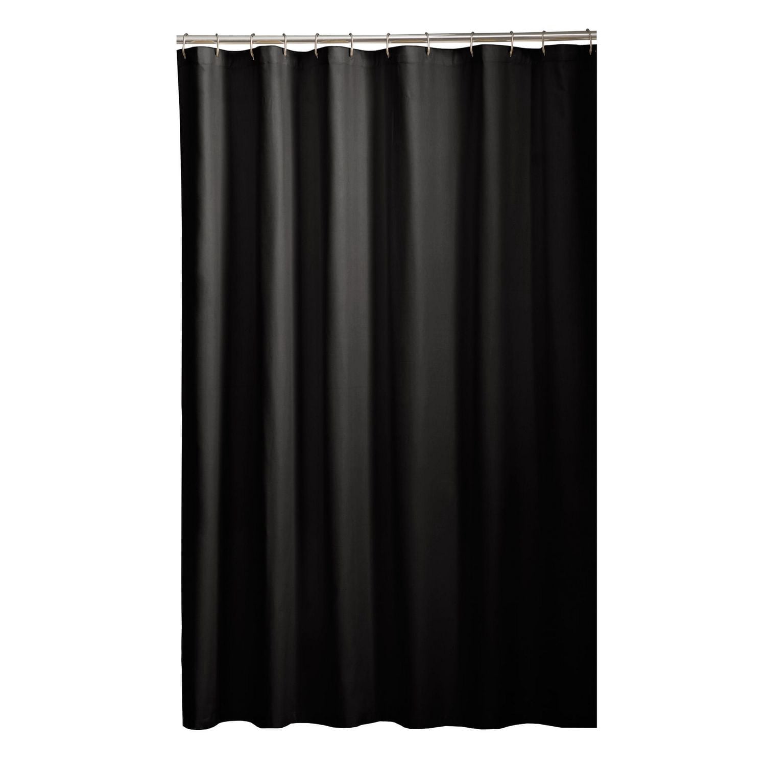 Doublure de rideau de douche en tissu de Mainstays noir