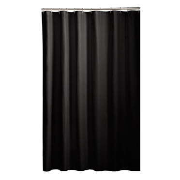 Doublure de rideau de douche en tissu de Mainstays noir