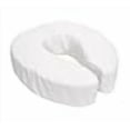 thumbnail image 2 of Essential Medical Supply Foam Padded Toilet Seat Cushion Riser - 4" Height, Hook and Loop Attachment for Easy Installation, Washable Vinyl Cover - Added Cushion for The Toilet with Pressure Relief, 2 of 4