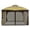 Brun, variante sur APEX GARDEN Moustiquaire de Remplacement pour Pavillon 10 Pieds x 12 Pieds