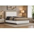 thumbnail image 3 of Lit pour adultes K-Living Harvey (format King Size) – Blanc et gris flanelle avec éclairage LED, 3 of 6