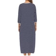 thumbnail image 4 of yievot Chemise de Nuit Chaude d'Hiver pour Femmes Automne et Hiver Robe de Nuit Zippée avec Poches Pyjama Ample, 4 of 5