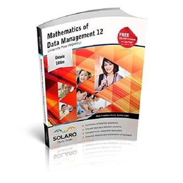 Gestion des Données Mathématiques 12, Préparation Universitaire (MDM4U) Broché