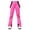 Pink, variant on Women Snow Pants Waterproof Insulated Women Waterproof Insulated Snowboard Suspenders Pants Snow Ski Bib Trousers