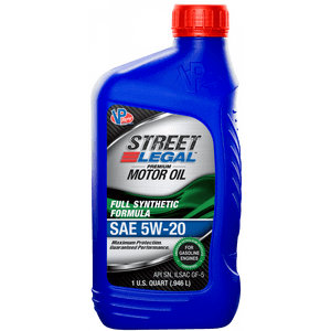 VP Racing Fuels Oil VP3952043 Street Legal; SAE 5W-20; Full Synthetic; 1 Quart Bottle; Single