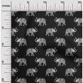 thumbnail image 1 of oneOone Cotton Poplin Fabric Elephant Block Printed Craft Fabric BTY 56 Inch Wide, 1 of 4