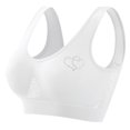 thumbnail image 1 of Women's Rhinestone Sports Bra - Hollow Back Design w/ Wide Strap Support | Anti-Sagging Wireless Bra for Workouts & Mature Figures, 1 of 2