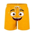 thumbnail image 3 of Swim Trunks for Boys Toddler Solid Color Print Breathable Shorts with Pocket 1Pc, 3 of 7