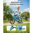 thumbnail image 2 of KFFKFF Kids Bike, 16 Inches BMX Style Children Bicycle, Rider Height 3.28 ft - 4.27 ft, Training Wheels Included, Sturdy and Easy to Assemble, 2 of 9