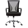 thumbnail image 2 of Modern Home Zuna Ergonomic Mesh Mid Back Office Desk Chair, Black, 2 of 10
