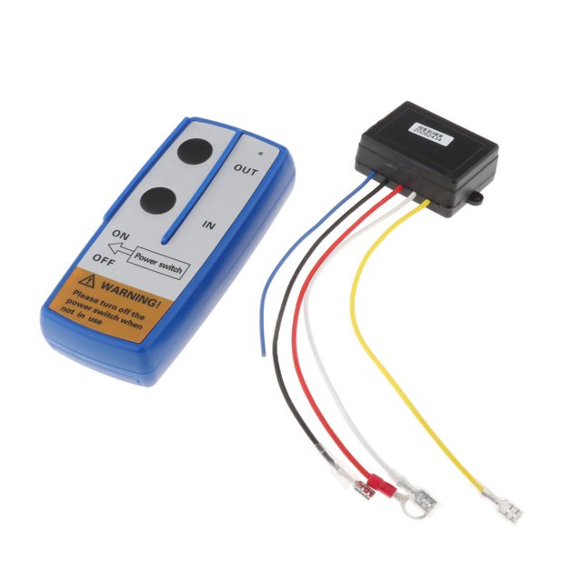 jinwen 12V Car Wireless Winch Electric Remote Control Switch Set for Truck ATV SUV
